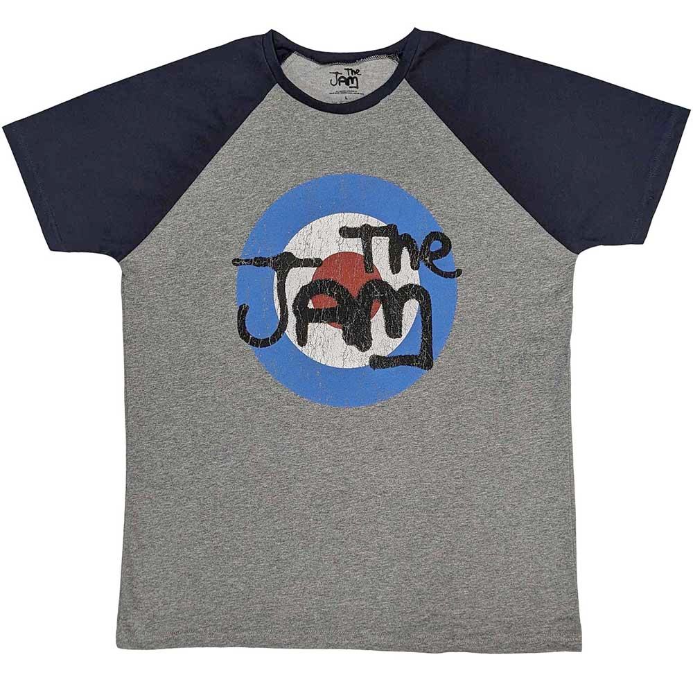 The Jam - Vintage Logo Tshirt Homme - Gris/Bleu